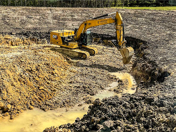 Excavation and grading project
