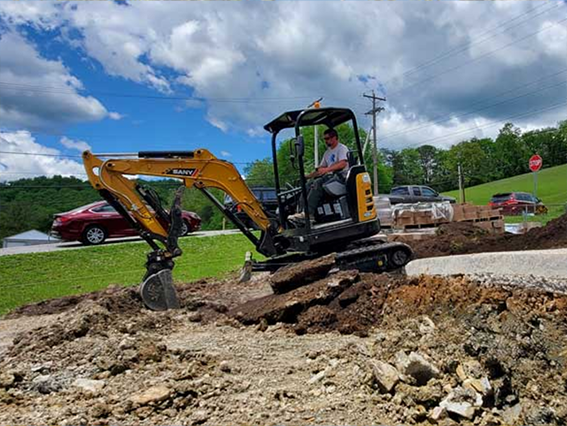 excavation project in Colorado