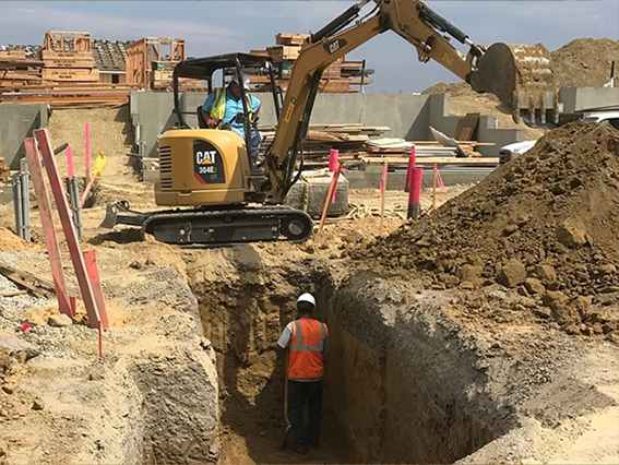excavation project in Colorado