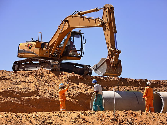 excavation project in Colorado