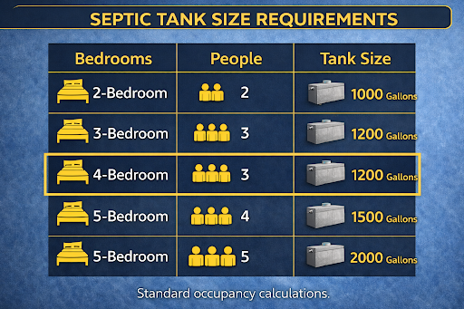 1200 Gallon Septic Tank