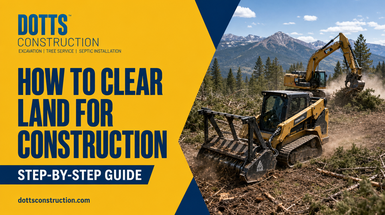 how to clear land for construction - Dotts Construction