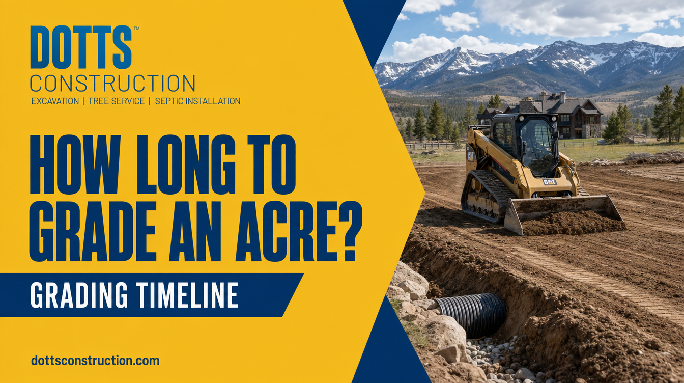 how long to grade an acre? - Dotts Construction