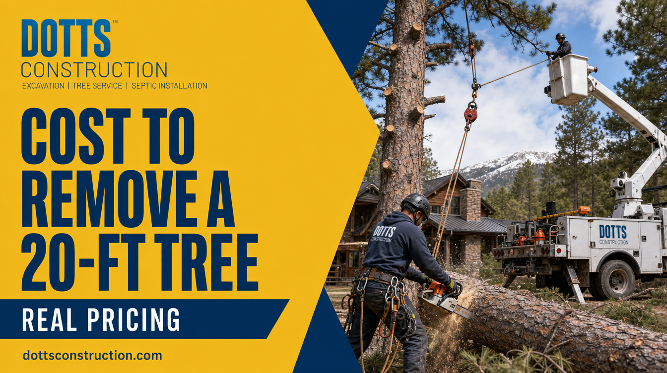 cost to remove a 20-ft tree - Dotts Construction
