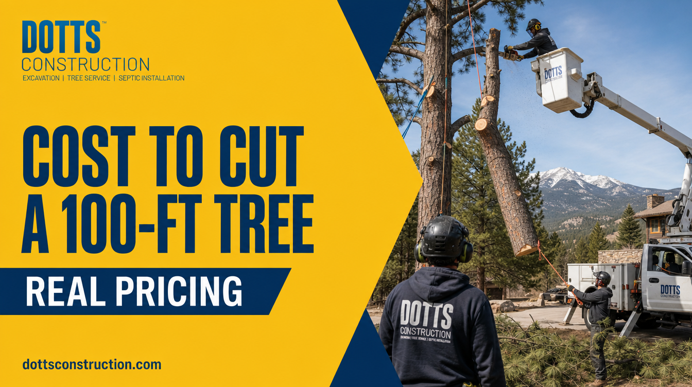 cost to cut a 100-ft tree - Dotts Construction