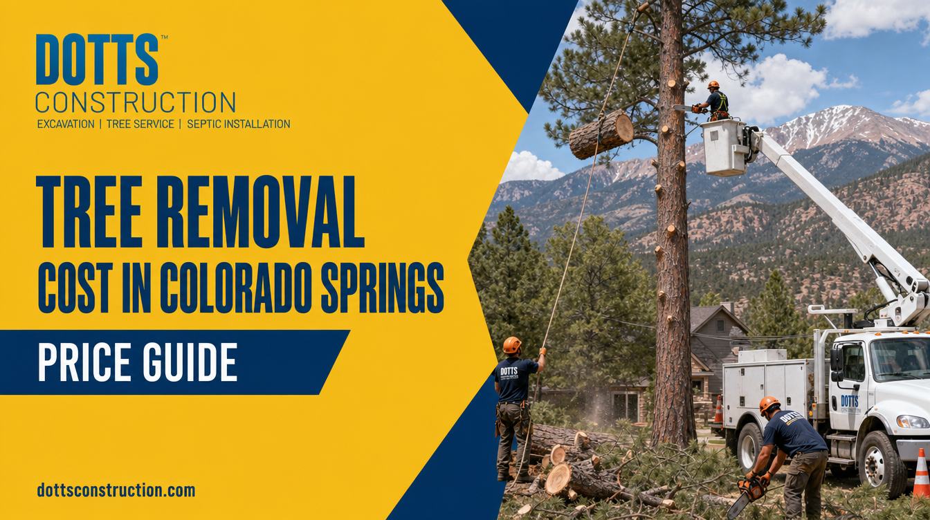 tree removal cost in colorado springs - Dotts Construction