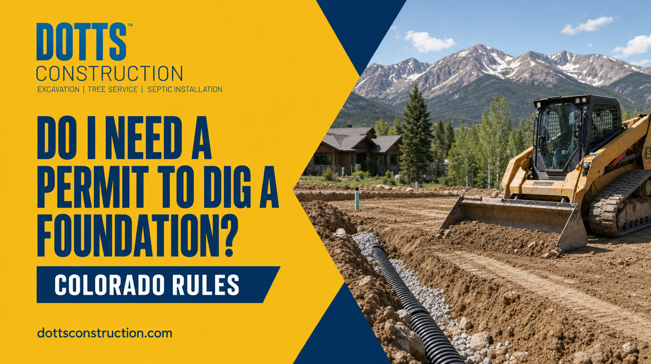 do i need a permit to dig a foundation? - Dotts Construction