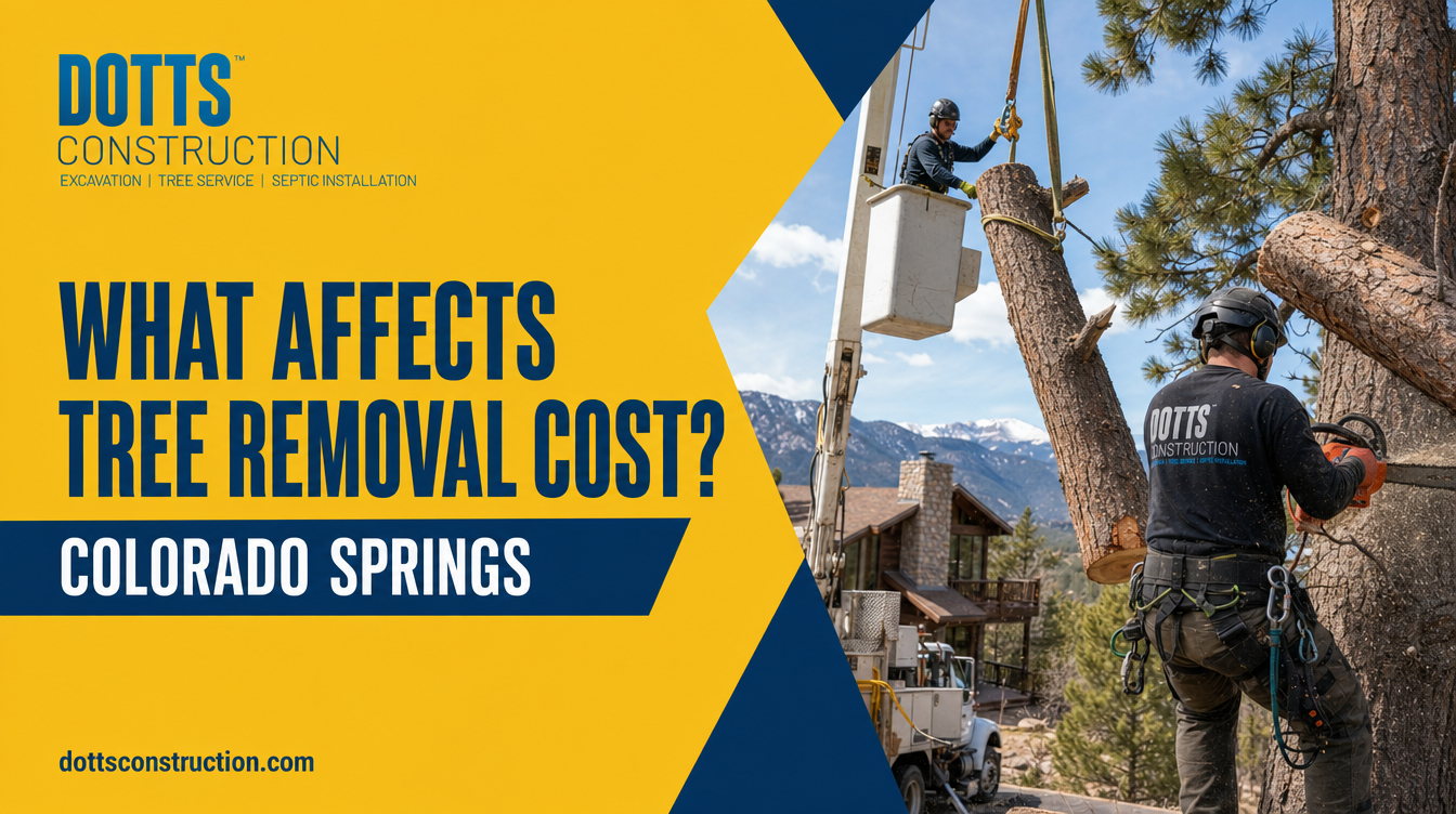 what affects tree removal cost? - Dotts Construction
