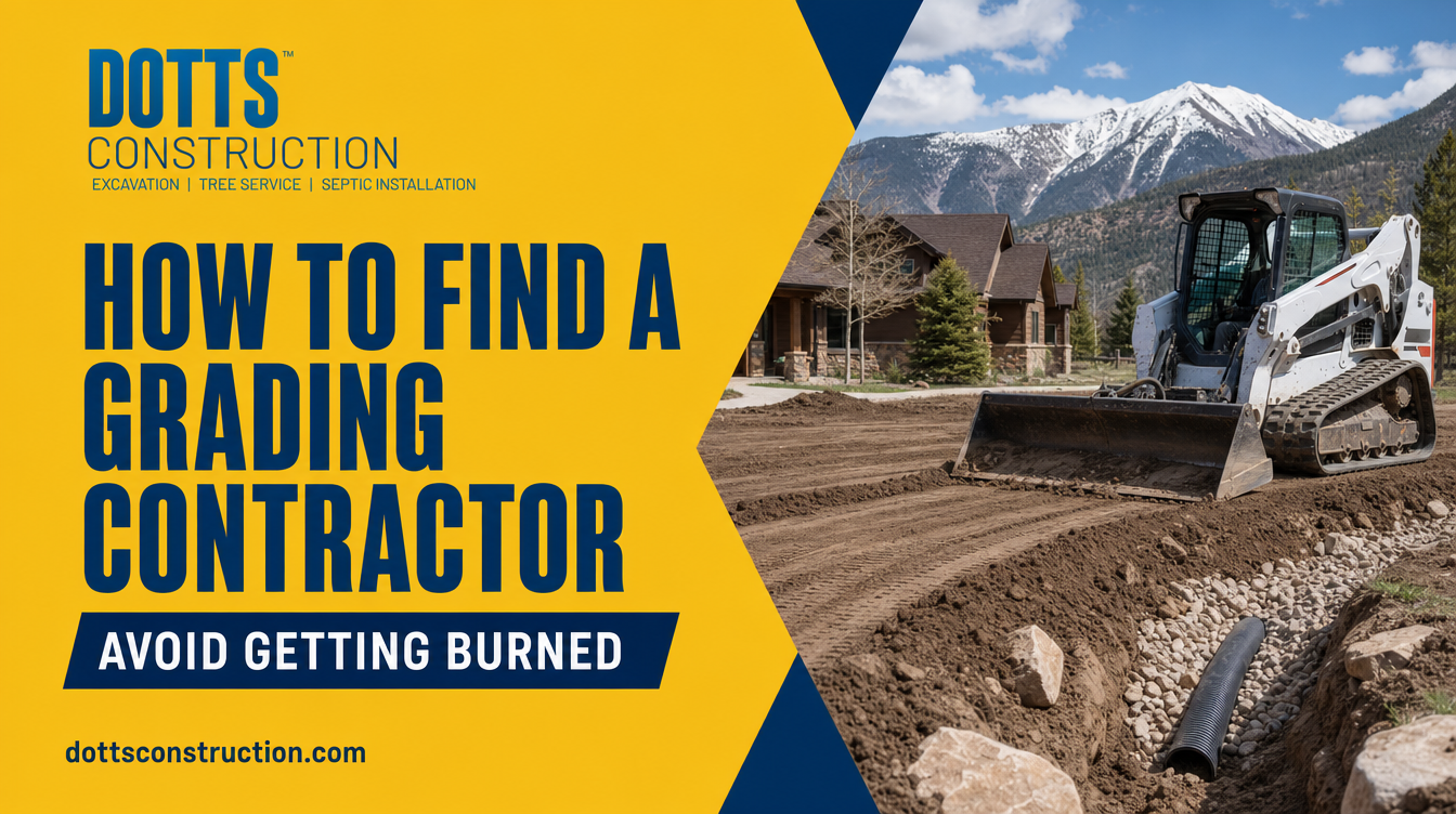 how to find a grading contractor - Dotts Construction