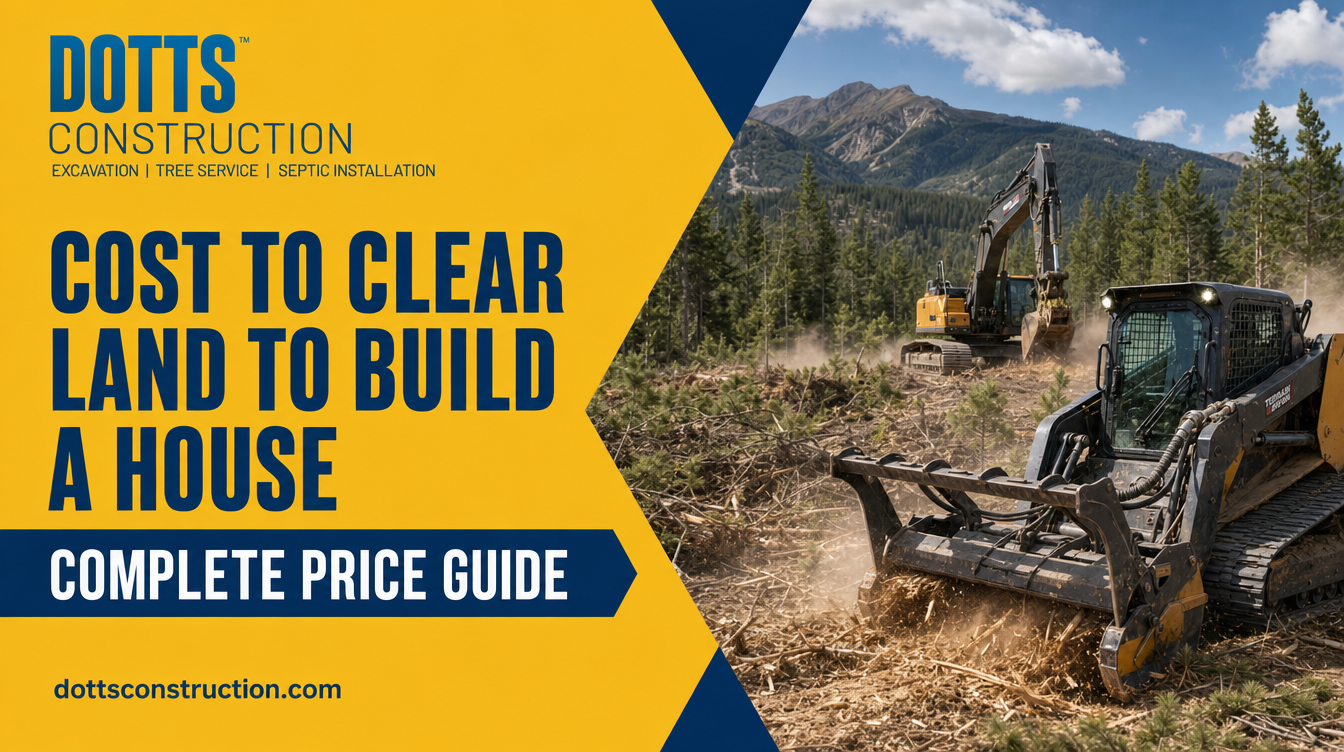 cost to clear land to build a house - Dotts Construction