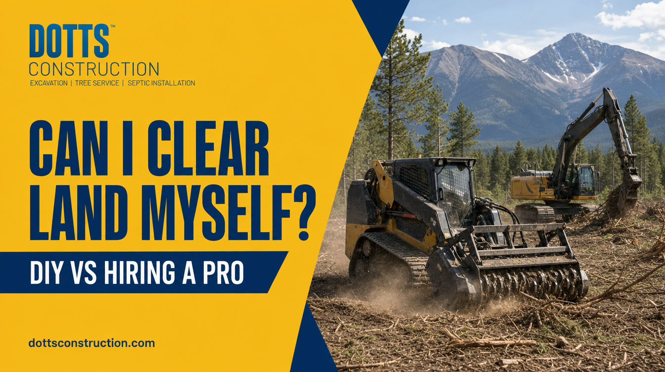 can i clear land myself? - Dotts Construction