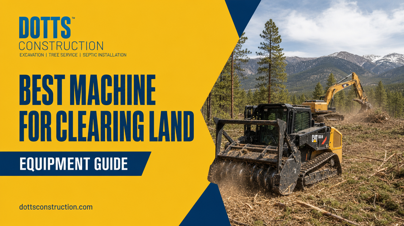 best machine for clearing land - Dotts Construction