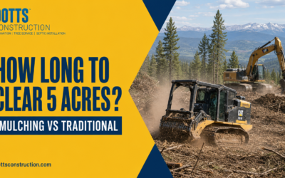 How Long Does It Take to Clear 5 Acres of Land? (Forestry Mulching vs. Land Clearing Compared)
