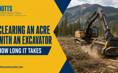 How Long Does It Take to Clear an Acre of Land With an Excavator?