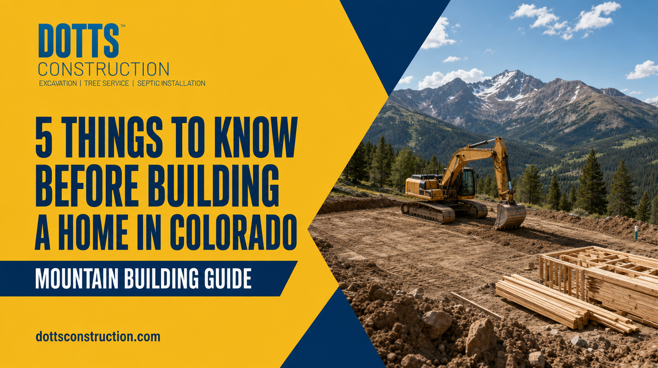 5 things to know before building a home in Colorado - Dotts Construction